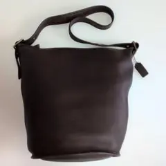 COACH オールドコーチ ショルダーバッグ 9085 ダークブラウン　バケツ型のサムネイル