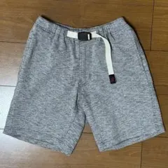 【週末限定価格】GRAMICCI クールマックスニットショーツ グレー S