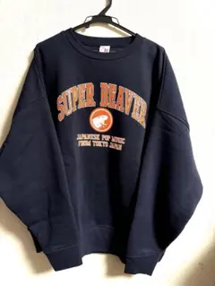 SUPER BEAVER トレーナー　ネイビー