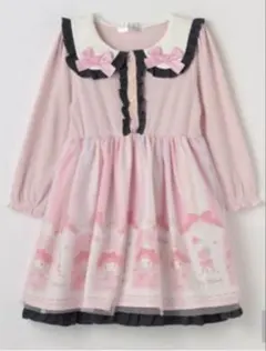 新品　マジョリカ　サンリオ　マイメロ　ワンピース　130cm バースデイ　クロミ