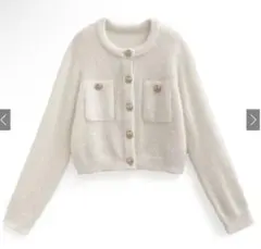 GRL ラメフェザーカーディガン【kz618】