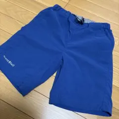 mont-bell キッズ 半ズボン 140cm 青