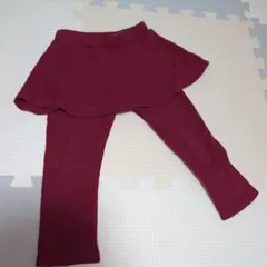 キュロットスカート 赤