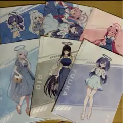 ブルーアーカイブ×ローソン限定　クリアファイル　6種類セット 新品未使用
