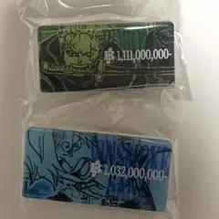 ONE PIECE バウンティバッジコレクション　ゾロ　サンジ
