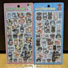 【クーリア正規品】ボンボンドロップシール　和柄　日本犬　猫