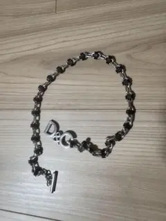 D&G ネックレス シルバー ブラック チェーンのサムネイル