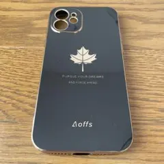 iPhone 12 ケース　スマホケース　ブラック　黒