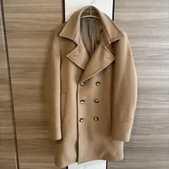 ABAHOUSE　アバハウス　厚手　ウール ノッチド　ダブル　PコートM