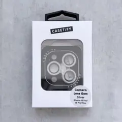 CASETiFY(ケースティファイ) カメラレンズプロテクター シルバー