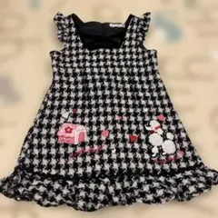 mezzo piano 千鳥格子 ワンピース 110cm