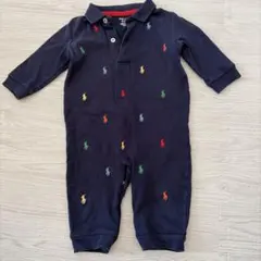 ラルフローレン ベビーネイビーカバーオール6M