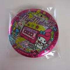 サンリオキャラクターズ キラキラbig缶バッジ2　マイメロディ