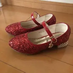 子供用　スパンコール　パンプス　20.5㎝