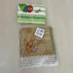 【新品・未開封】はらぺこあおむし ×くまのプーさんハンドタオル　セット