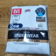 B.V.D. メンズ V首半袖Tシャツ 2枚組 L