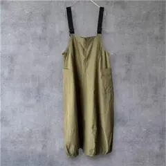 LOGOS DAYS ロゴスデイズ サロペット ワンピース カーキ アウトドア