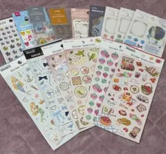 ☆まとめ売り☆seria セリアDAISOダイソーシール15枚セット