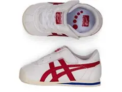 Onitsuka Tiger キッズ スニーカー ホワイト/レッド14.5