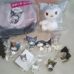 Kuromi ポーチとフィギュア10個セット