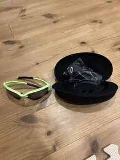 Oakley スポーツサングラス ライムグリーン