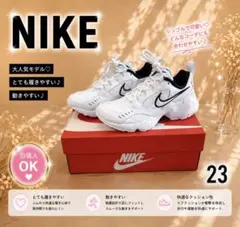 未使用　NIKE ナイキ エアハイツ　ホワイト　23cm