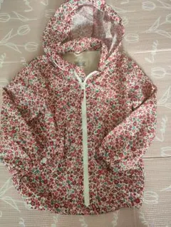 花柄フード付きジャケット 100cm