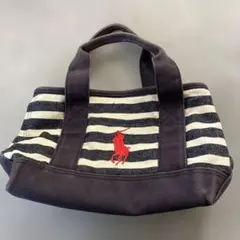 Polo Ralph Lauren ストライプトートバッグ