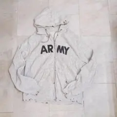 80s US ARMY “焦炎” ミリタリー フルジップ パーカーのサムネイル