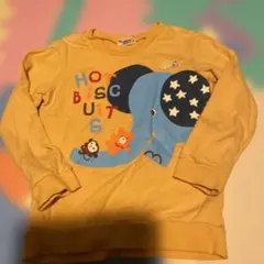 HOT BISCUITS 象デザイン トレーナー 110サイズ