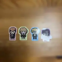 ダンガンロンパ ドット絵 ステッカー 4枚セットのサムネイル
