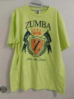 【正規品】ZUMBA 蛍光イエロー Tシャツ ワンサイズ