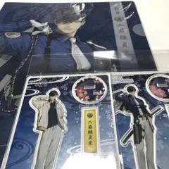 刀剣乱舞 二筋樋貞宗 クリアファイル3枚セット アクリルスタンド 2種 刀剣乱舞 二筋樋貞宗 クリアファイル3枚セット アクリルスタンド 2種