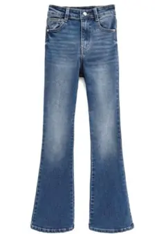 ハイウエストフレアデニムパンツ[cu498]