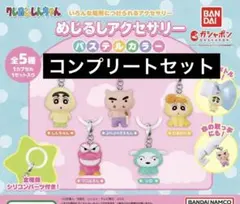クレヨンしんちゃん めじるしアクセサリー パステルカラー 全5種 コンプセット