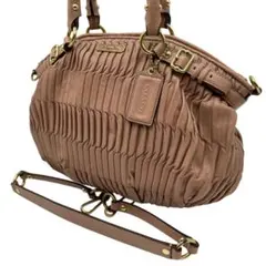 COACH マディソン ギャザー 2way ショルダーバッグ ハンドバッグ