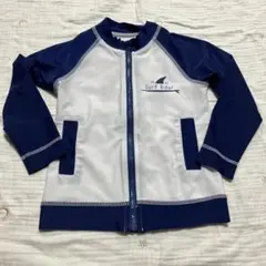 シンプル♪青×白で爽やかなラッシュガード100cm