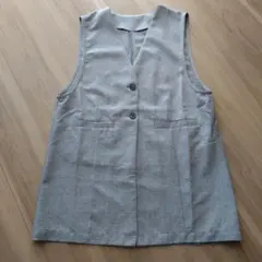 ロングジレベスト Lサイズ グレー