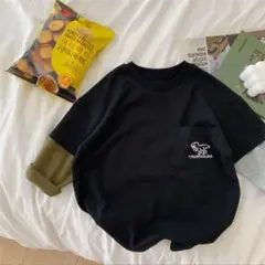 キッズ長袖Tシャツ／キョウリュウ　90