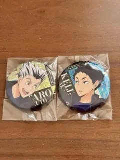 ハイキュー 木兎光太郎 赤葦京治 缶バッジ