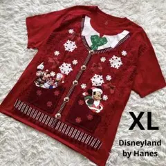 Disneyland by Hanes Tシャツ サンタ ミッキー ドナルド