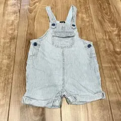 【Baby GAP】ストライプオーバーオール サイズ70