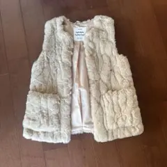 ZARA girls フェイクファーベスト 130cm
