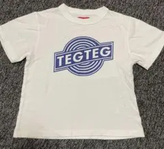 TEGTEG ロゴプリント Tシャツ ホワイトのサムネイル