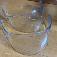 OGK Kabuto ヘルメット用シールド クリア 2枚セットのサムネイル