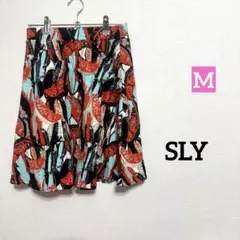 SLY フレアスカート 総柄のサムネイル