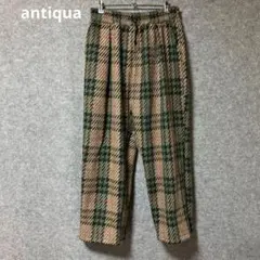 antiquaチェック柄 カジュアルパンツ