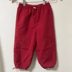 ファミリア familiar 赤ナイロンパンツ ベビー90cm