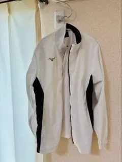 Mizuno ウィンドブレーカー XL ホワイト/ブラック