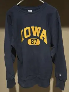 美品 90s Champion リバースウィーブ IOWA ネイビー XLサイズ